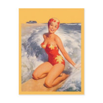 Bathing Beauty Postcard by AlabasterRose Bathing Beauty Postcard