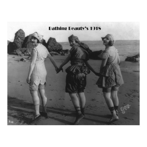 Bathing Beauty's 1918 print