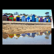 Bathing Boxes, Brighton Beach cards