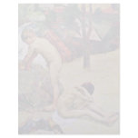 Bathing Breton Boy By Gauguin Paul (Best Quality) Customized Letterhead