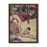 Bathing Breton Boy By Gauguin Paul (Best Quality) Post Cards