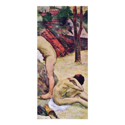 Bathing Breton Boy By Gauguin Paul (Best Quality) Full Color Rack Card by Artcollection
