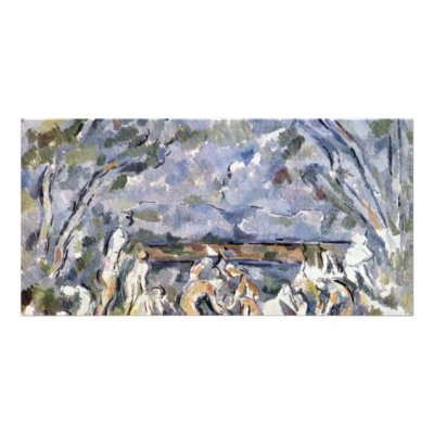 Bathing By Paul Cézanne (Best Quality) Photo Greeting Card by Artcollection