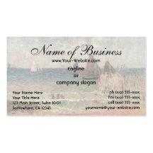 Bathing Dieppe by Paul Gauguin Business Card Template