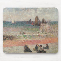 Bathing Dieppe by Paul Gauguin Mouse Pad