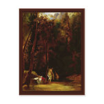 Bathing Girl In The Park Of Terni By Blechen Carl Post Cards