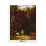 Bathing Girl In The Park Of Terni By Blechen Carl Postcard