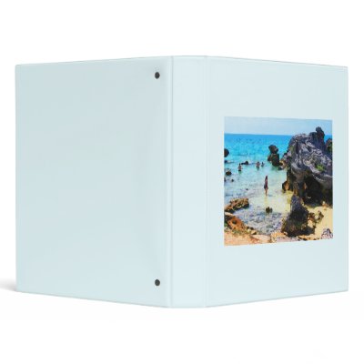 Bathing in the Ocean St. George Bermuda Binders by SusanSavad