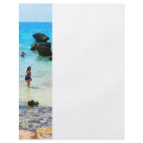 Bathing in the Ocean St. George Bermuda Personalized Flyer
