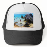 Bathing in the Ocean St. George Bermuda Trucker Hats