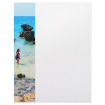 Bathing in the Ocean St. George Bermuda Letterhead