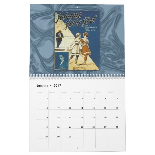 Bathing Suits and Lingerie Vintage Images Calendar Zazzle