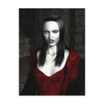 Bathory Gothic Art Postcard by darkdreams Bathory Gothic Art Postcard