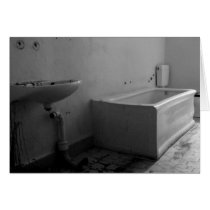Bathroom (Black and white) cards