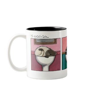 Bathroom Bliss v.1 - Cat Mug mug