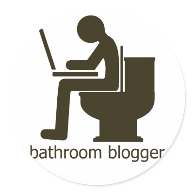 Bathroom Blogger Griege Sticker by JaZilla