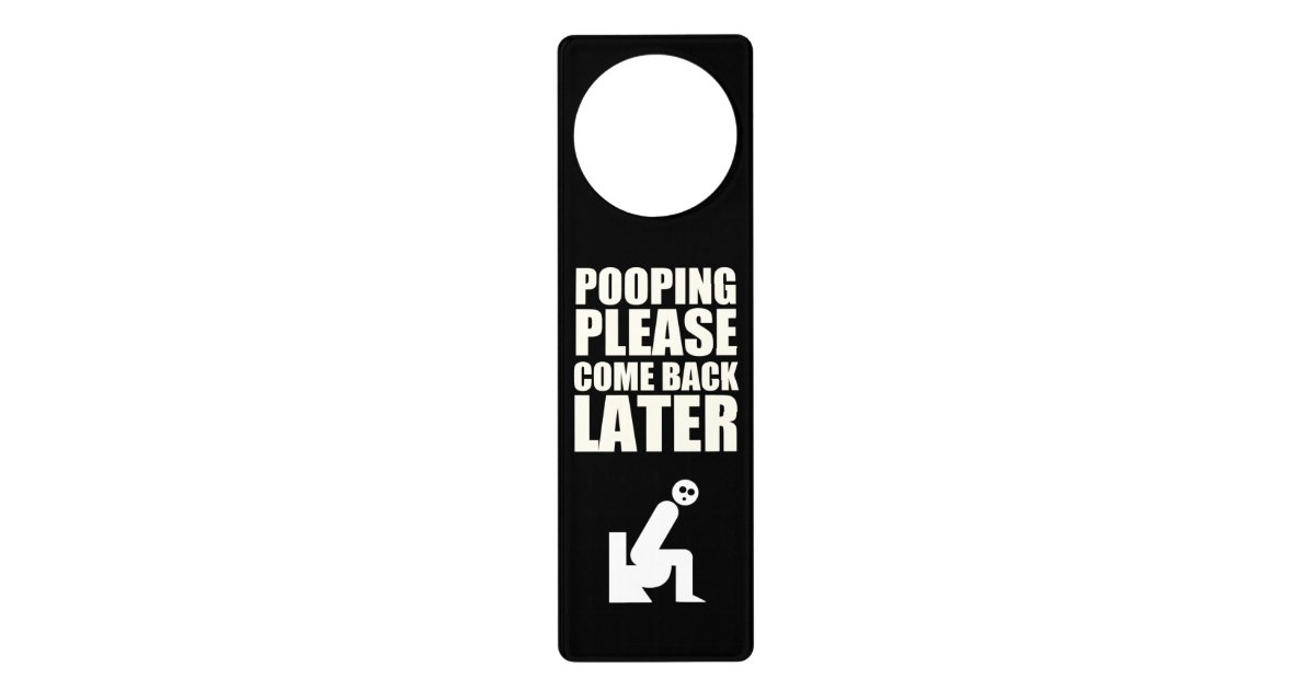 Bathroom Door Hanger Modern Zazzle