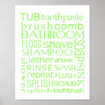 Bathroom Rules Print
