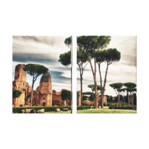 Baths of Caracalla - Rome Wrapped Canvas