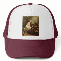 Bathsheba At Her Toilet Seen By King David. [1] Hats