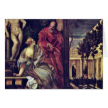 Bathsheba In Her Bath By Veronese Paolo Cards
