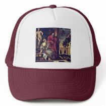 Bathsheba In Her Bath By Veronese Paolo Mesh Hats