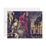 Bathsheba In Her Bath By Veronese Paolo Custom Invitations