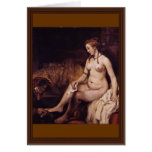 Bathsheba With Davida € ™ S Letter. By Rembrandt Greeting Cards