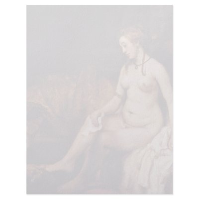Bathsheba With Davida € ™ S Letter. By Rembrandt Letterhead Design by Artcollection
