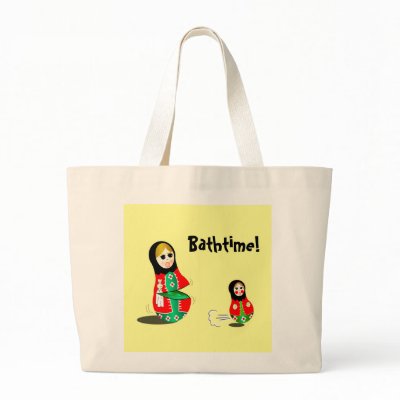 Bathtime! Canvas Bags by Eddy_G