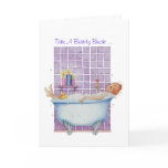 Bathtub Joy Card
