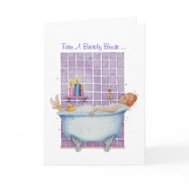 Bathtub Joy Card