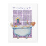 Bathtub Joy Postcard