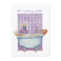Bathtub Joy Postcard