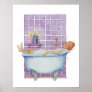 Bathtub Joy Poster