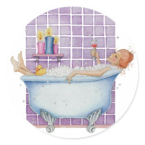 Bathtub Joy Sticker by floatinglemons Bathtub Joy Sticker