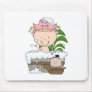 Bathtub Pirates - Blond Girl Tshirts and Gifts Mousepads