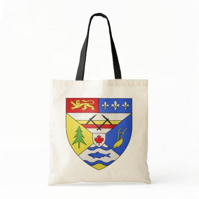 Bathurst , Canada Canvas Bags by bestflag