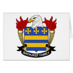 Bathurst Family Crest Greeting Card