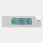 Batik-Ba-Ti-K-Barium-Titanium-Potassium.png Pegatina De Parachoque