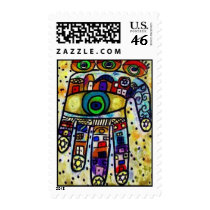 Batik Desert Sand Hamsa Stamp