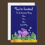 Batik Fishy Invitation invitations