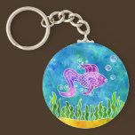 Batik Fishy Keychain keychains