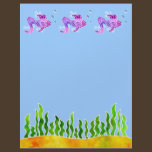 Batik Fishy Letterhead letterhead