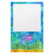 Batik Fishy Stationery by 13BlackCatsDesigns Batik Fishy Stationery