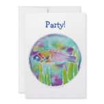 Batik Hinalea Hawaiian Wrasse Fish Batik Art Custom Invites