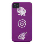 Batik Sea Shells iPhone4 "Barely There" Case Case-mate Iphone 4 Cases