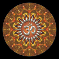 Batik Sun Om (Aum) Symbol Sticker stickers