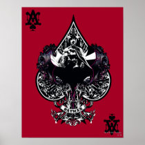 Batman Ace of Spaces Gothic Crest Posters