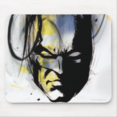 Batman Airbrush Portrait Mousepad by batman